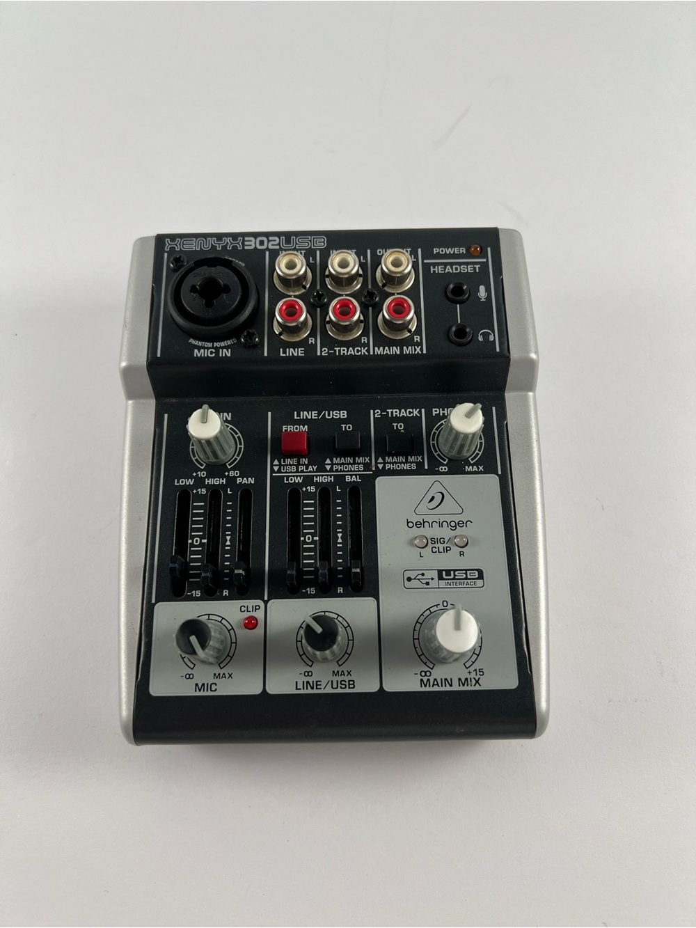 Behringer XENYX 302USB USB Mixer Audio Interface - Tested